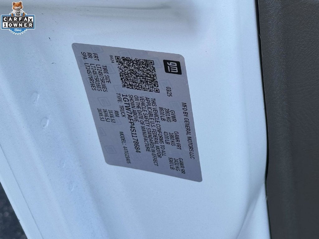 2025 GMC Savana 2500 Work Van