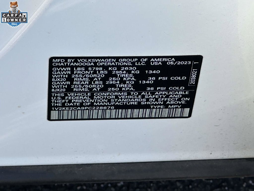 2023 Volkswagen Atlas Cross Sport 3.6L V6 SE w/Technology