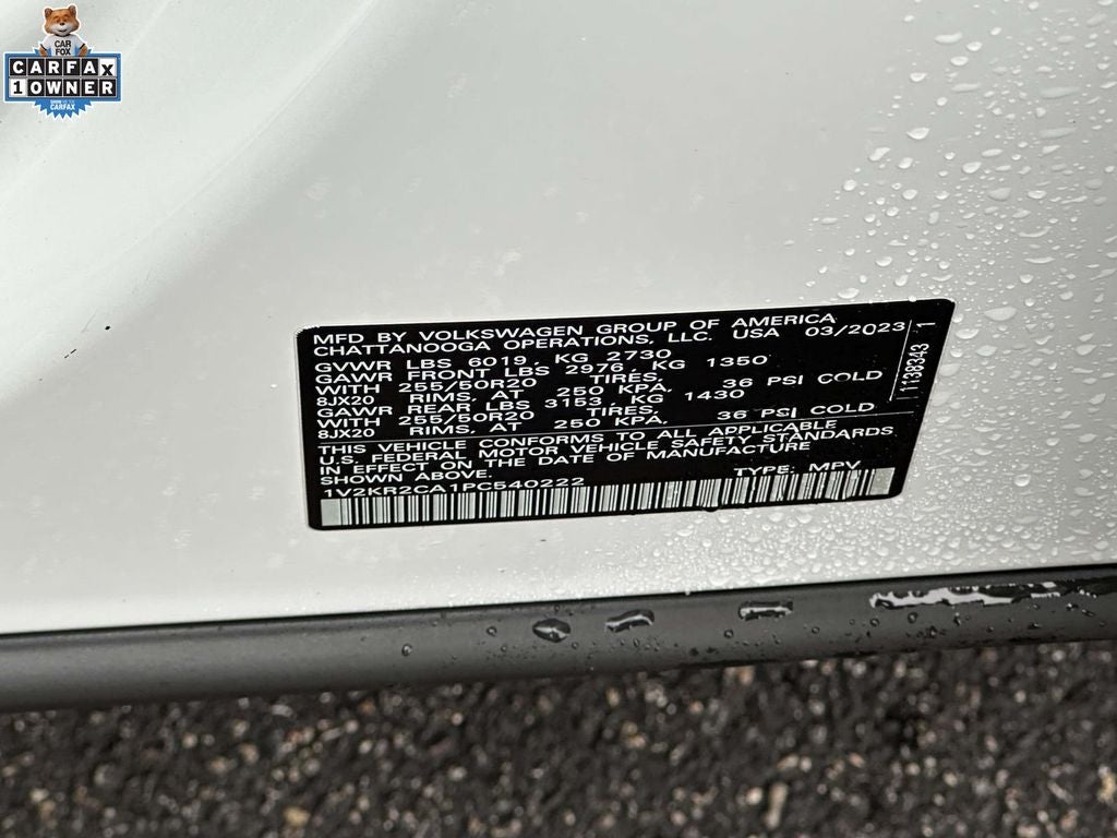 2023 Volkswagen Atlas 3.6L V6 SE w/Technology