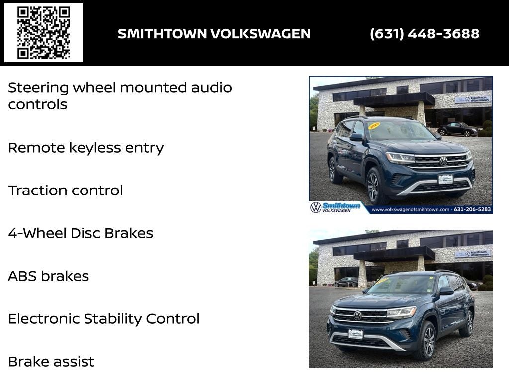 2023 Volkswagen Atlas 2.0T SE