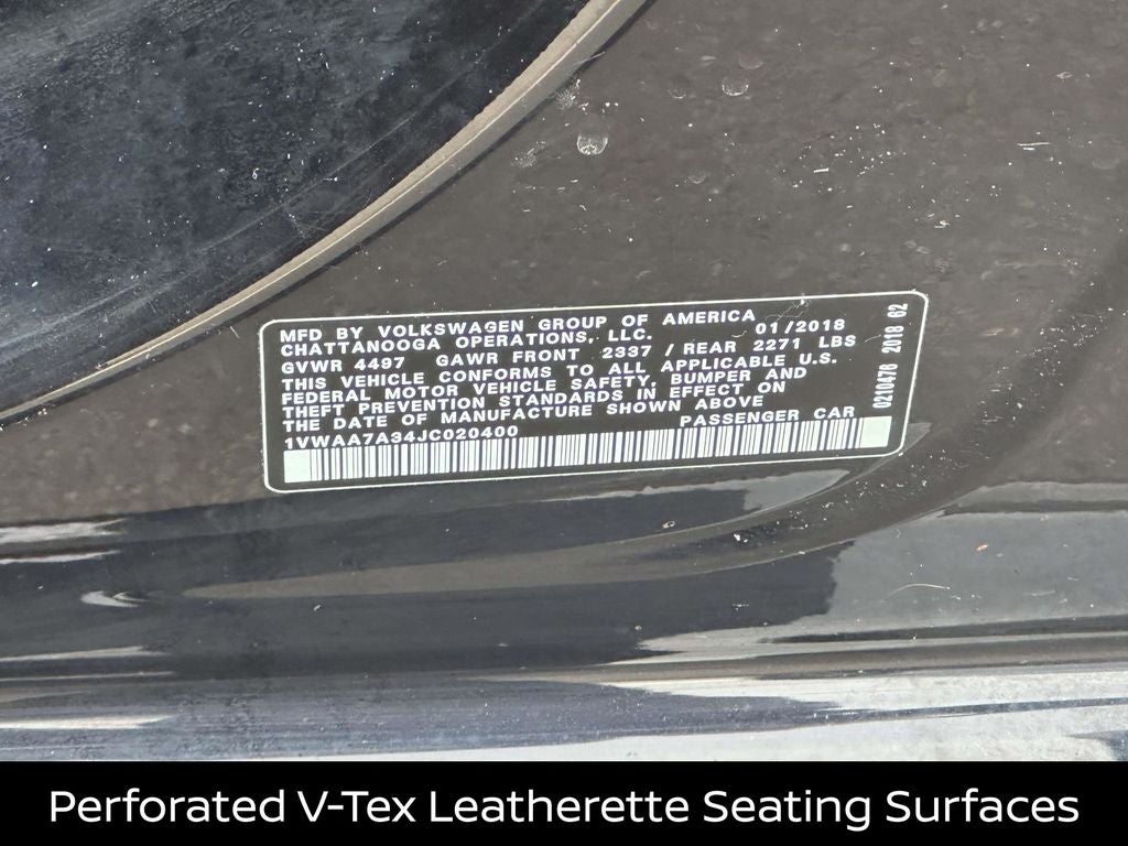 2018 Volkswagen Passat 2.0T R-Line