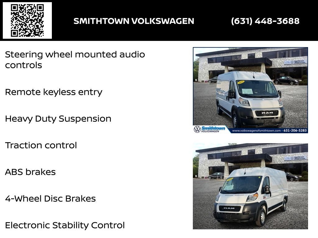 2022 RAM ProMaster 2500 High Roof 159 WB