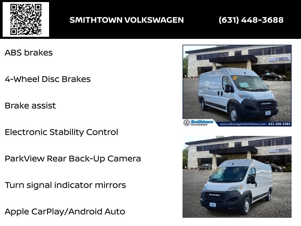 2023 RAM ProMaster 2500 High Roof 159 WB