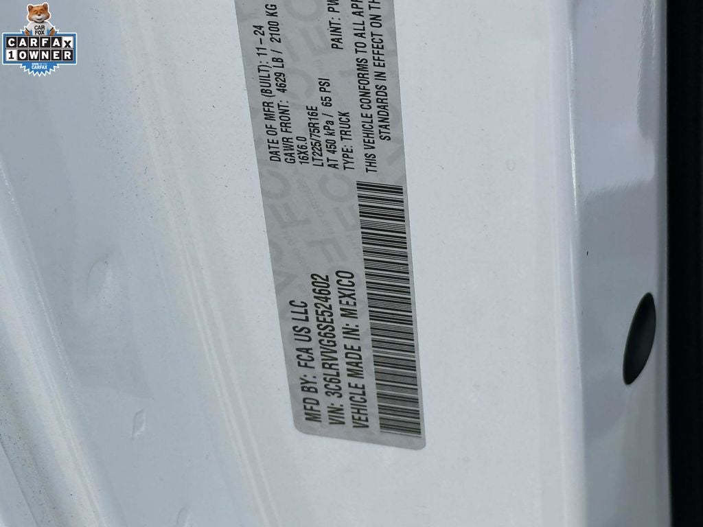 2025 RAM ProMaster 2500 Base