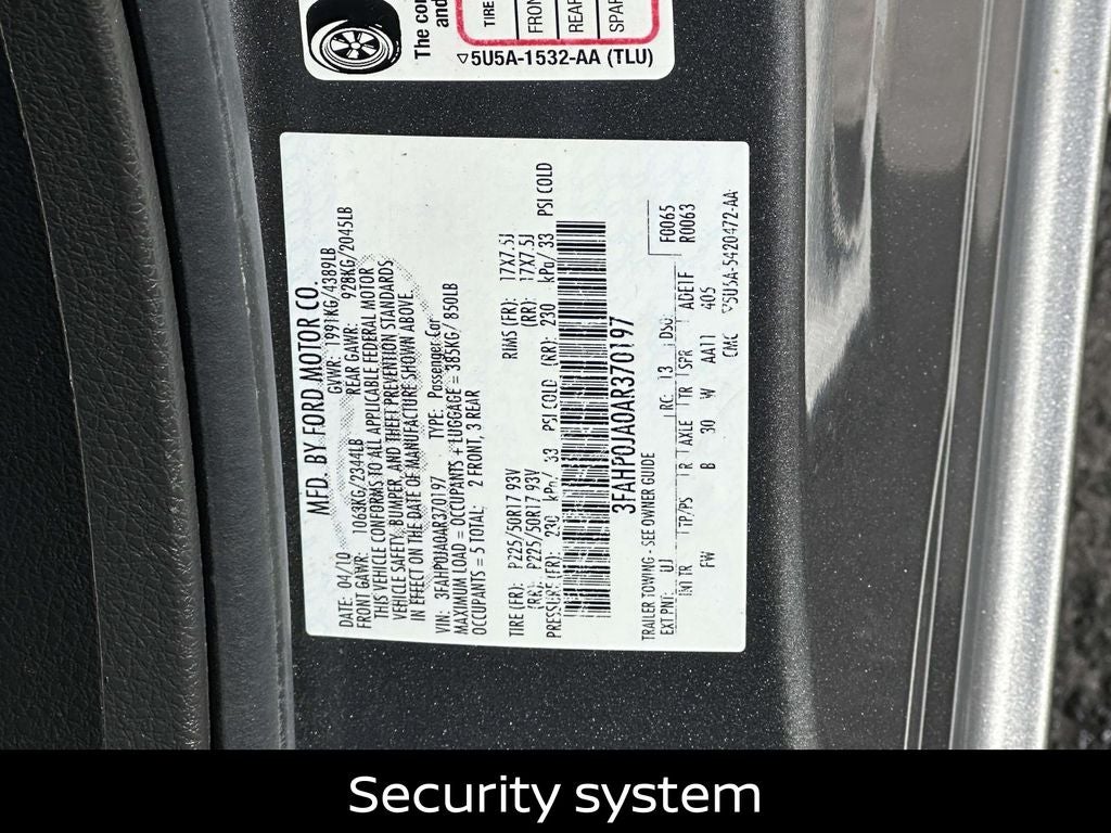 2010 Ford Fusion SEL