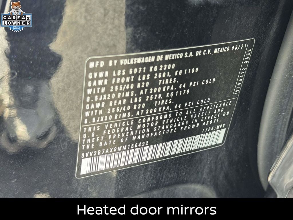 2021 Volkswagen Tiguan 2.0T SE R-Line Black