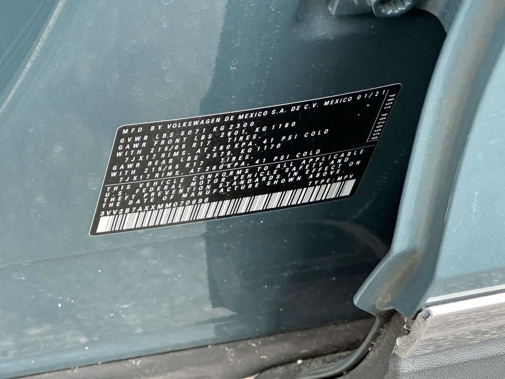 2021 Volkswagen Tiguan 2.0T SE