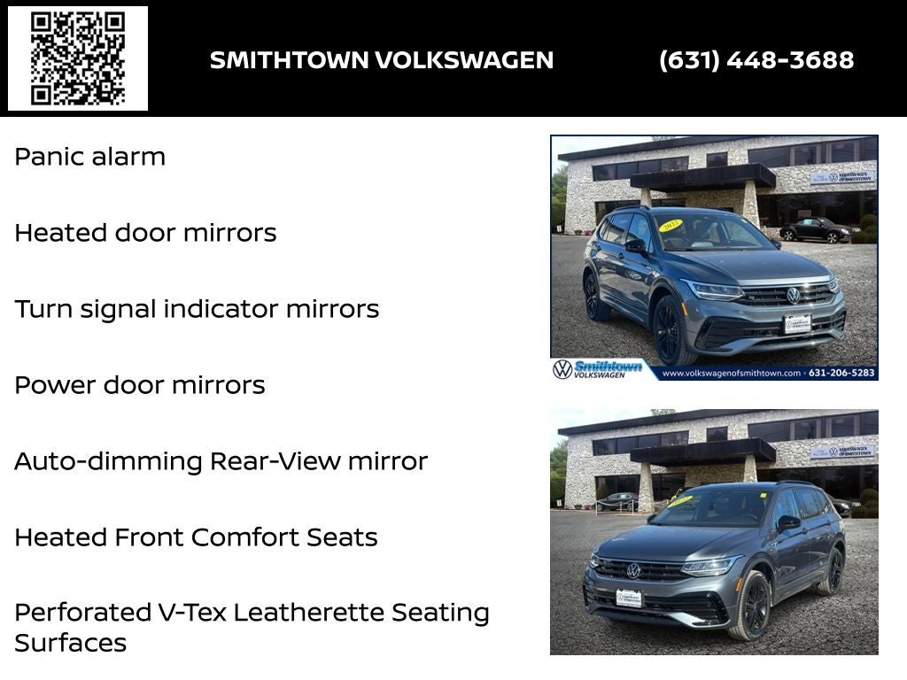 2022 Volkswagen Tiguan 2.0T SE R-Line Black