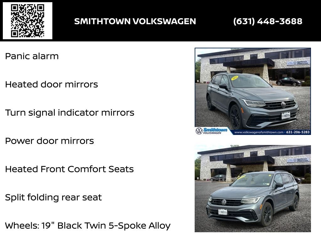 2022 Volkswagen Tiguan 2.0T SE R-Line Black