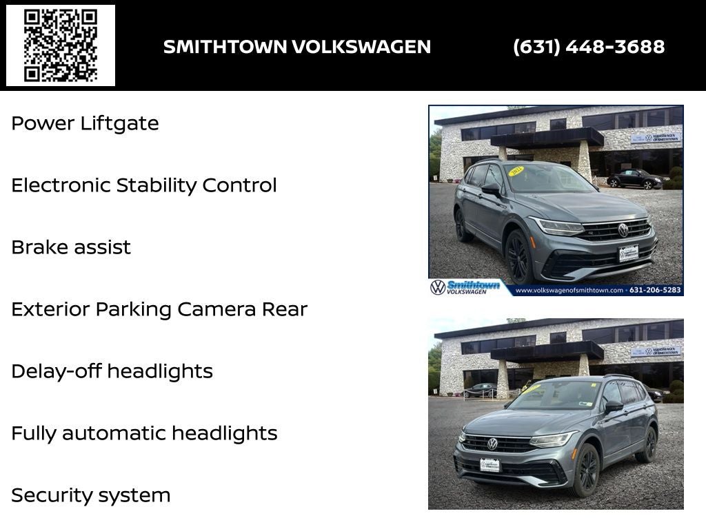 2022 Volkswagen Tiguan 2.0T SE R-Line Black