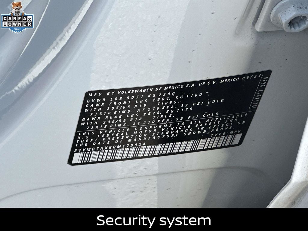 2024 Volkswagen Tiguan 2.0T SE