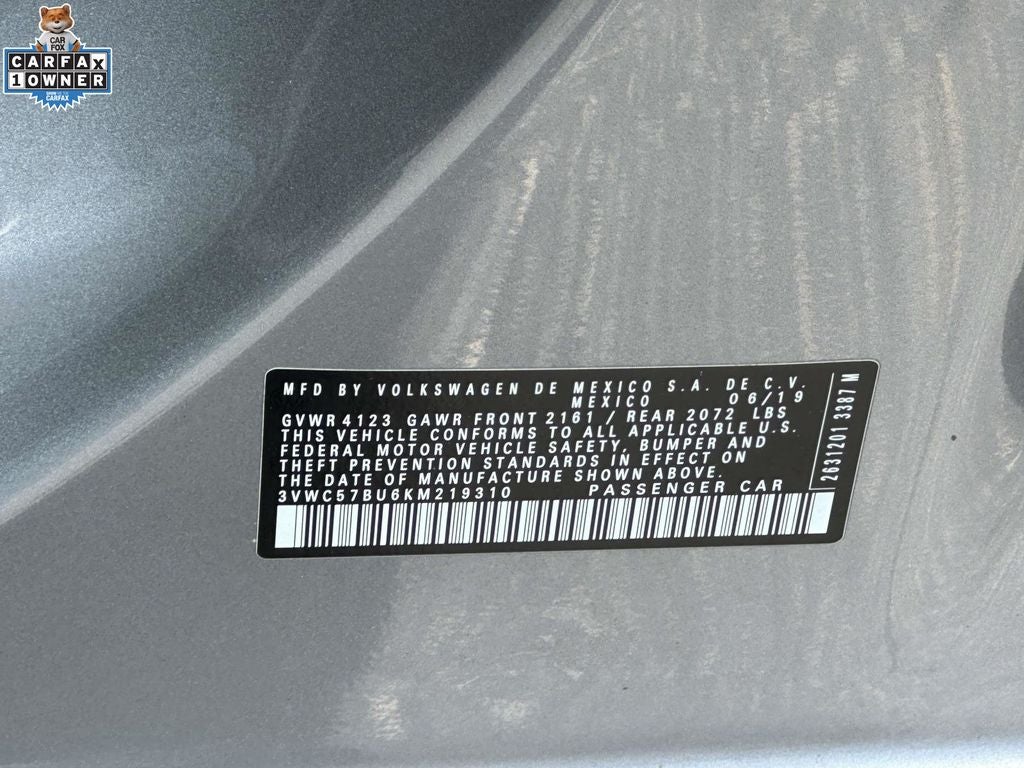 2019 Volkswagen Jetta 1.4T S