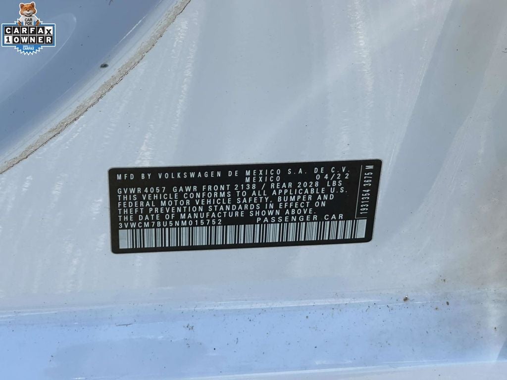 2022 Volkswagen Jetta 1.5T S