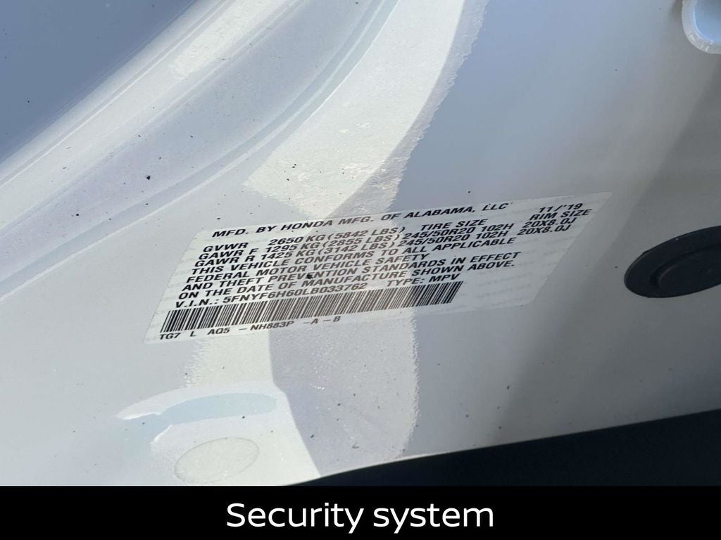 2020 Honda Pilot Touring 7 Passenger