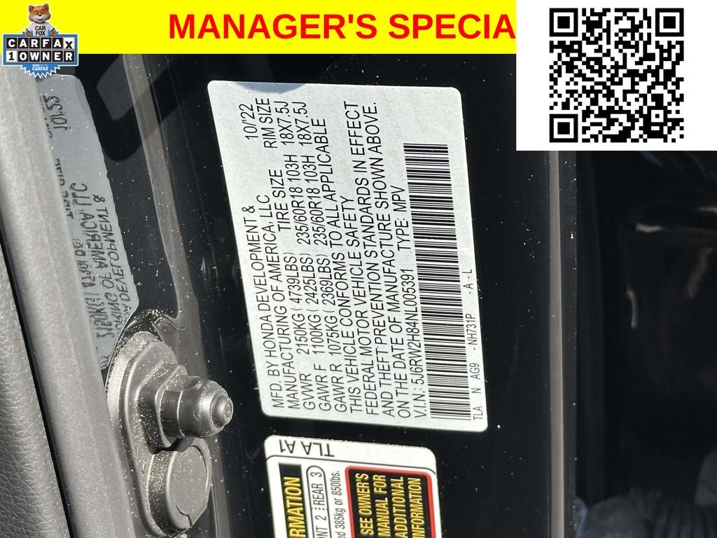 2022 Honda CR-V EX-L