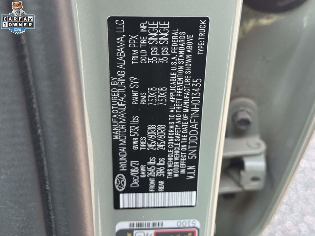 2022 Hyundai Santa Cruz SEL Premium