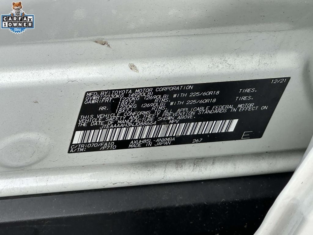 2022 Toyota Venza LE