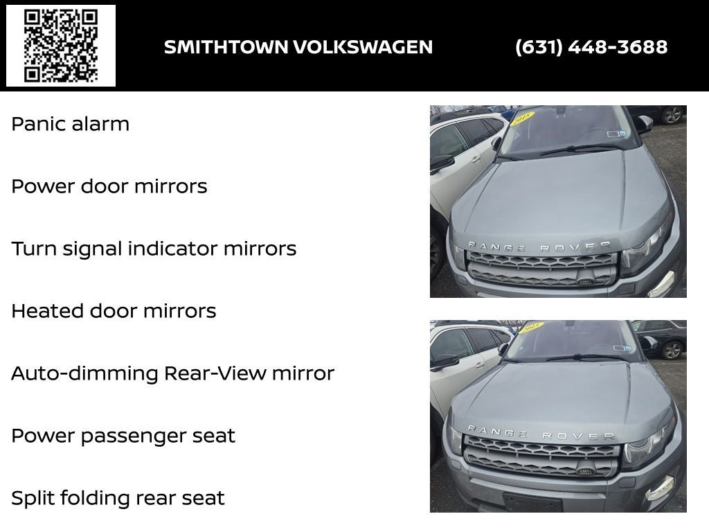 2015 Land Rover Range Rover Evoque Pure