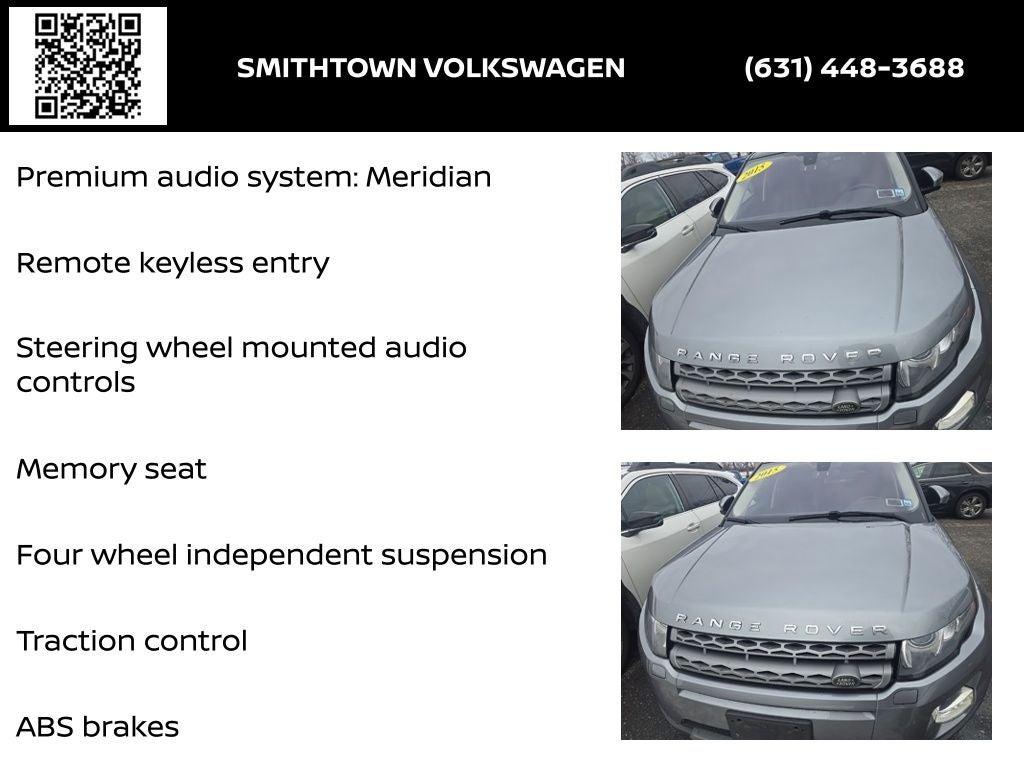 2015 Land Rover Range Rover Evoque Pure