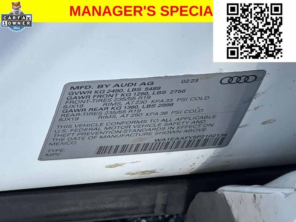 2023 Audi Q5 45 S line Premium quattro