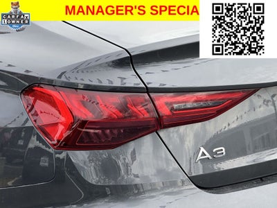 2024 Audi A3 40 Premium FrontTrak