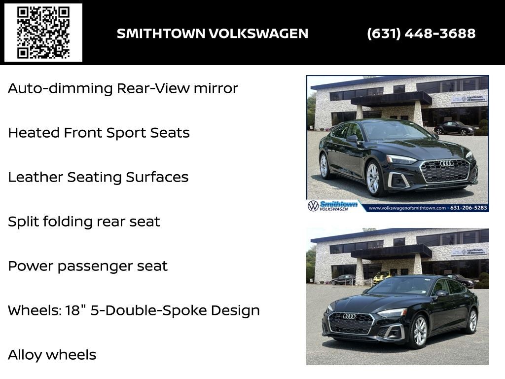 2024 Audi A5 Sportback 45 S line Premium Plus quattro