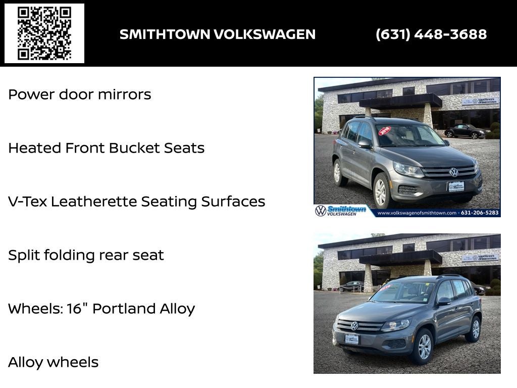 2016 Volkswagen Tiguan S 4Motion