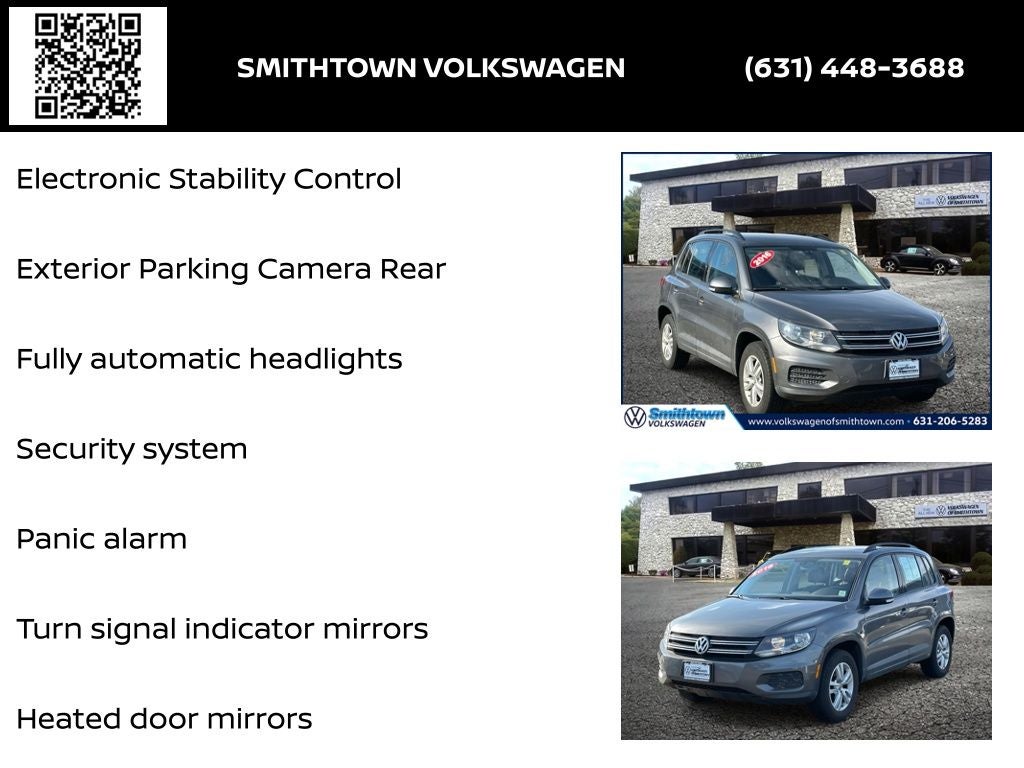 2016 Volkswagen Tiguan S 4Motion